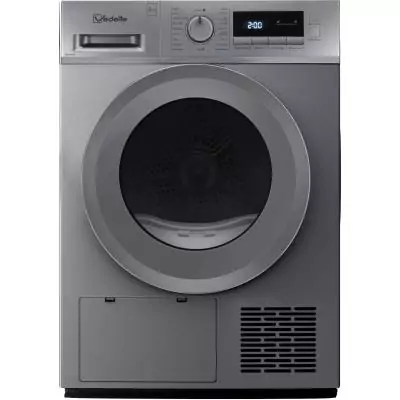 Seche-linge pompe a chaleur VEDETTE VSF518HS - 8 kg - Classe D - Silver