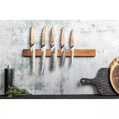 Couteau ménager - FORGED - KATAI - Acier VG10 - Manche en bois de racine - L 12,5 cm