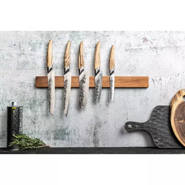 Couteau ménager - FORGED - KATAI - Acier VG10 - Manche en bois de racine - L 12,5 cm