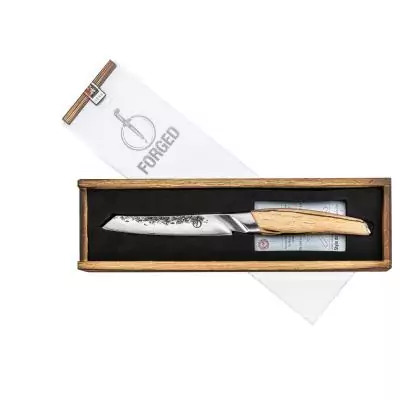 Couteau ménager - FORGED - KATAI - Acier VG10 - Manche en bois de racine - L 12,5 cm