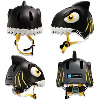 Casque Vélo - CRAZY SAFETY - Requin - Taille S (49-55cm)