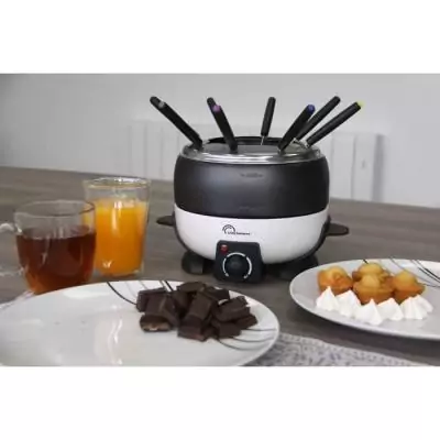 Fondue LITTLE BALANCE - Happy Fondue - Capacité 2L - Jusqu'a 8 personnes - Thermostat réglable - 800 W