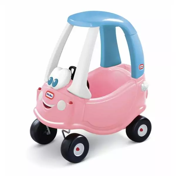 Little Tikes - Cosy Coupe Princesse - Voiture pour enfant - Portes fonctionnelles - Plancher a retirer & 1 klaxon - 18 mois