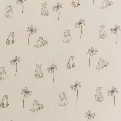 Nid d'ange - CANDIDE - 70 cm - 0/3 mois - Blanc imprimé lange tigre