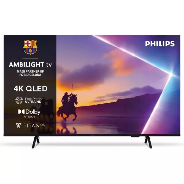 Philips 50PUS8400 Ambilight - TV QLED 50 (126 cm) - 4K UHD 3840x2160 - HDR10+ - Smart TV - 3xHDMI