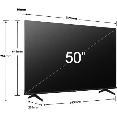Hisense 50E7NQ - TV QLED 50 (126 cm) - 4K UHD 3840x2160 - HDR10 - TV connecté - 3xHDMI 2.1 - WiFi Hisense 50E7NQ - TV QLED 50 (126 cm) - 4K UHD 3840x2160 - HDR10 - TV connecté - 3xHDMI 2.1 - WiFi