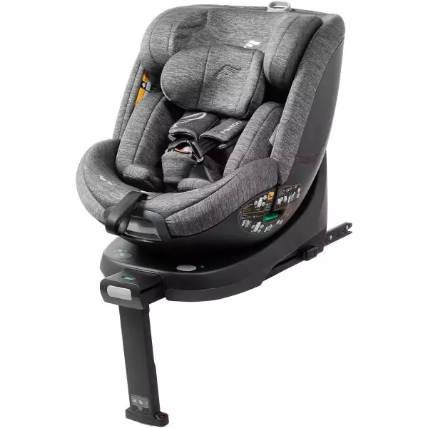 Siege auto - BABYAUTO - Magna Plus - Groupe 0/1/2/3 - I-Size - 40/125 cm - Isofix - Pivotant 360° - Inclinable - Gris