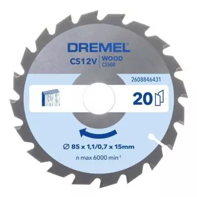 Lame bois pour scie circulaire CS500 - DREMEL Blueprint