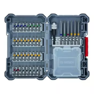 Embout de tournevis - Bosch Professional - 2607017464 - 40 pieces - Acier modifié S2 - Personnalisable