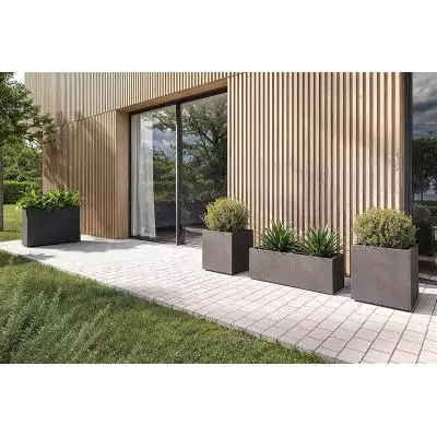 Pot de fleur - ARTEVASI - Sydney - 40 cm - 31 L - Gris Clair