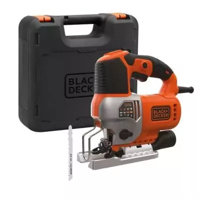 Scie sauteuse filaire BLACK + DECKER BES610K - 650W - 3100 trs/min - Fonction pendulaire réglable