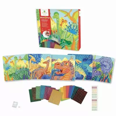 Mosaiques - SYCOMORE - Stick'N Fun - Dinosaures - Des 5 ans