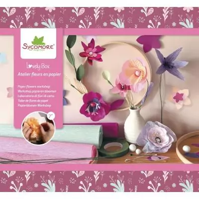 Lovely box - SYCOMORE - Atelier fleurs en papier - Des 7 ans