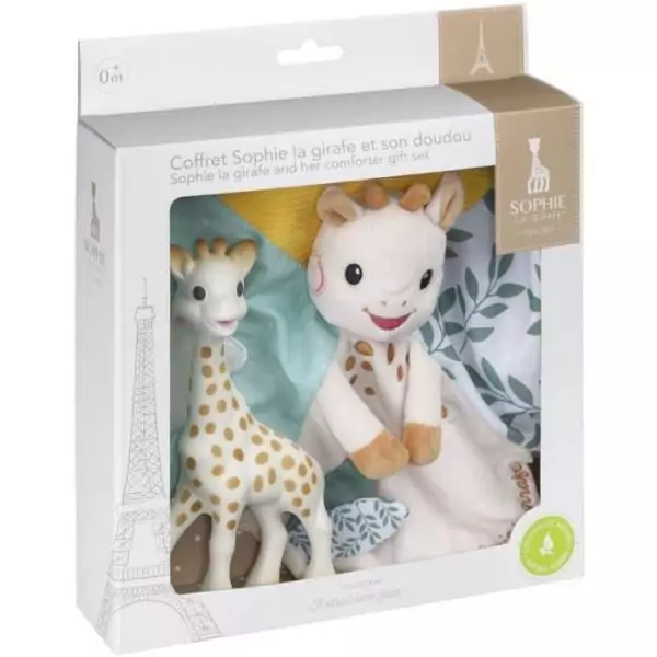 Coffret cadeau - SOPHIE LA GIRAFE - Doudou Sophie + Sophie