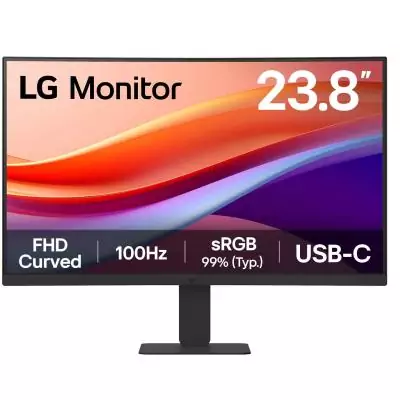 Ecran PC incurvé - LG - 24'' - FHD - 100Hz - Dalle VA - 5ms