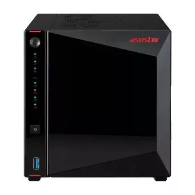 Serveur NAS - ASUSTOR - AS5404T Nimbustor 4 Gen2 - Quad-Core 2.0GHz - 4GB DDR4 - 2x 2.5GbE - 4 baies