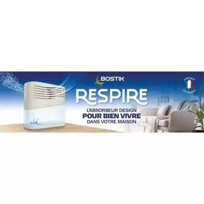Recharges absorbeur - BOSTIK - Respire - 2 tablettes - Jusqu'a 25 m² - Sans parfum - 2 x 250 g