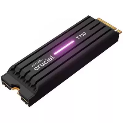 CRUCIAL - SSD interne - T710 - 1 To - avec dissipateur - PCIe Gen5 NVMe M.2 CRUCIAL - SSD interne - T710 - 1 To - avec dissipateur - PCIe Gen5 NVMe M.2