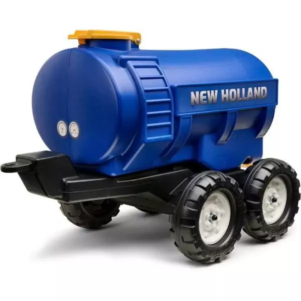 Remorque Citerne New Holland - FALK - Capacité 30L - Bleu- Adaptable avec les tracteurs FALK 3-7 ans - 100% Fabriqué en France