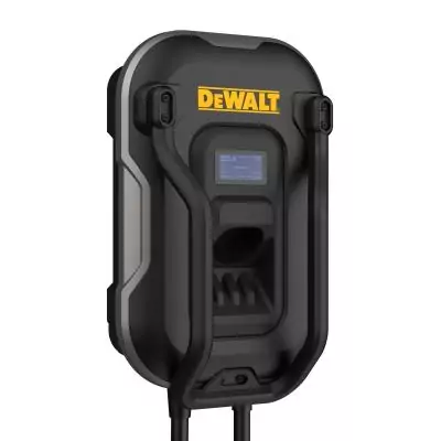 Borne de recharge murale pour véhicule électrique - DEWALT - 7,4kW - Type 2 - 5 m - 32A - 380V AC