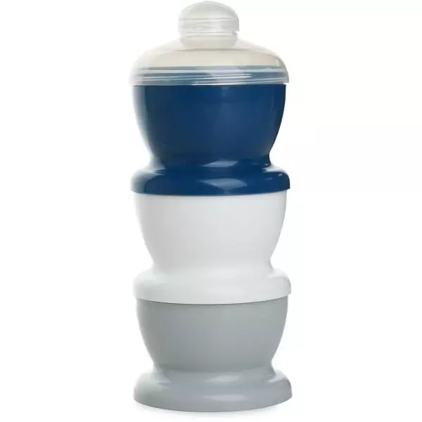 Boîte transport de lait - THERMOBABY - Avec couvercles - Gris charme