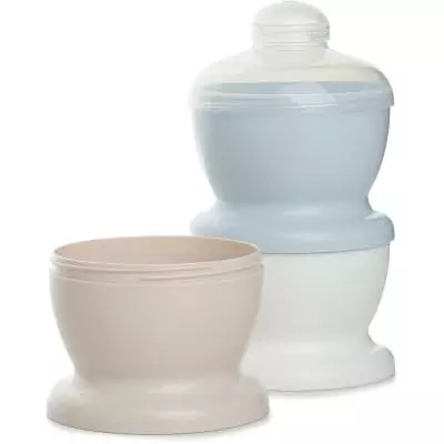 Boîte transport de lait - THERMOBABY - Avec couvercles - Fleur bleue