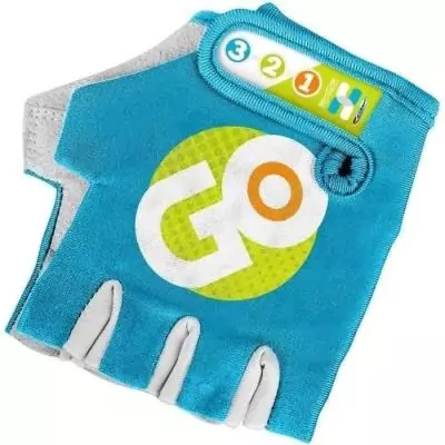 Gants Mitaines pour Enfant - STAMP - Skids Control - Bleu - Protection Optimale - Fermeture a scratch