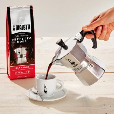 Cafetiere italienne - BIALETTI - La Mokina - Tous feux sauf induction - 1 tasse - 40 ml - Inox