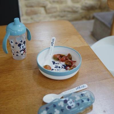 SET 2 CUILLERES AVEC BOITIER DE TRANSPORT MICKEY COLLECTOR