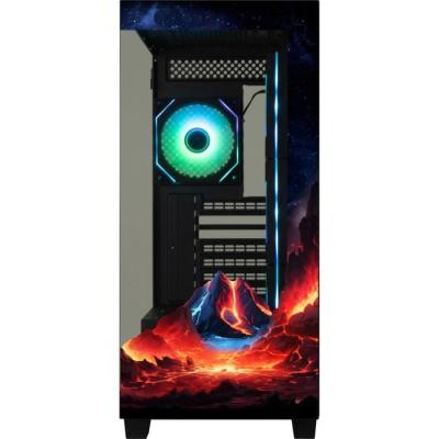 Boîtier PC sans alimentation - BITFENIX - CETO Premium Volcano - Moyen tour - Format ATX - 4x120mm A-RGB - Noir