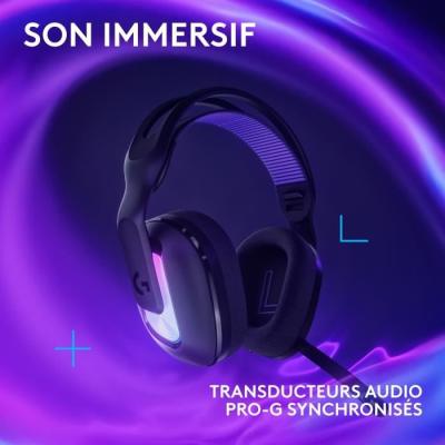 Casque gamer - sans fil - Logitech G - G522 - Lightspeed - Noir
