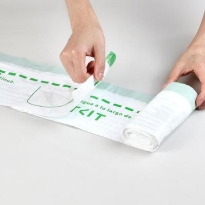 Lot de 5 rouleaux de 20 sacs poubelle - PETKIT - 8 L - Pour litiere automatique - Vert