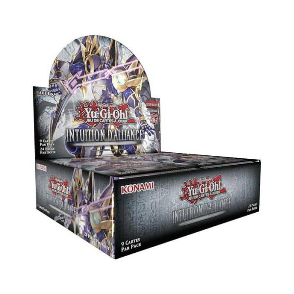 Boîte de 24 boosters - KONAMI - Yu-Gi-Oh! - Intuition d'Alliance - 216 cartes - a partir de 6 ans - Édition française