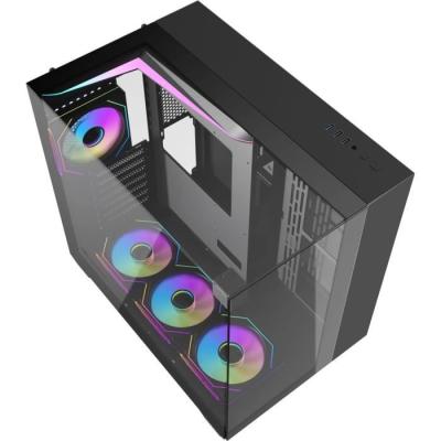 Boîtier PC - Darkflash - TH285 Noir - Moyen tour - Format ATX - 4x120mm A-RGB - Noir
