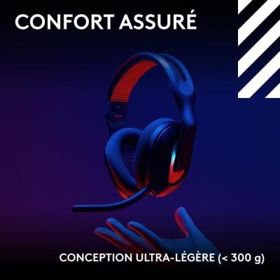 Casque gamer - sans fil - Logitech G - Astro A20 X - Lightspeed - Noir