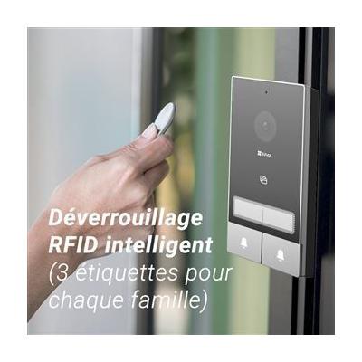 Visiophone - EZVIZ - EP7 - 2 FAMILY KIT - Platine de rue double bouton - 2 écrans intérieurs Visiophone - EZVIZ - EP7 - 2 FAMILY KIT - Platine de rue double bouton - 2 écrans intérieurs