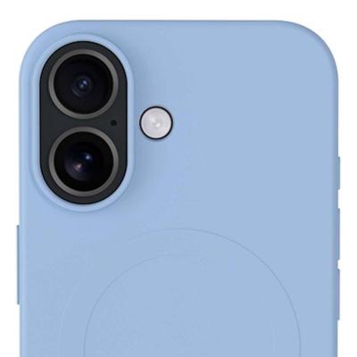 Coque MagSafe - IPhone17 - Silicone - Bleu ciel