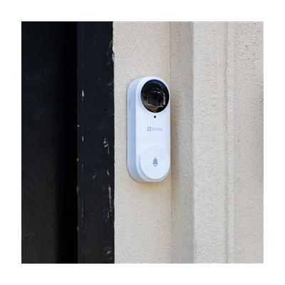 Sonnette vidéo connectée - EZVIZ - DB2 PRO - Sur batterie rechargeable - Blanc