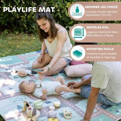Tapis de motricité XXL - BEABA - Play Life - Landform