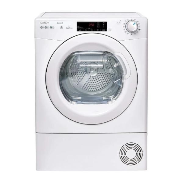 Seche-linge pompe a chaleur CANDY CS EH10N2TE-S Smart - 10 kg - Bac EasyCase - Classe D - Blanc