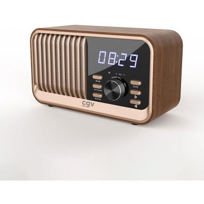 Radio FM portable - CVG - BeBop FM - Bluetooth - Batterie intégrée - Bois Radio FM portable - CVG - BeBop FM - Bluetooth - Batterie intégrée - Bois