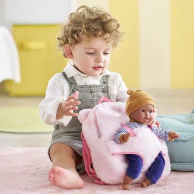 Sac a dos porte-poupon - COROLLE - Peluche rose pour poupon 30 cm - Des 3 ans