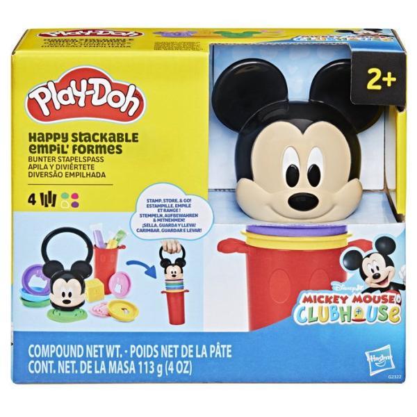 Play-Doh Disney Junior Empil' Formes, Coffret de pâte a Modeler, Loisirs créatifs, des 2 ans
