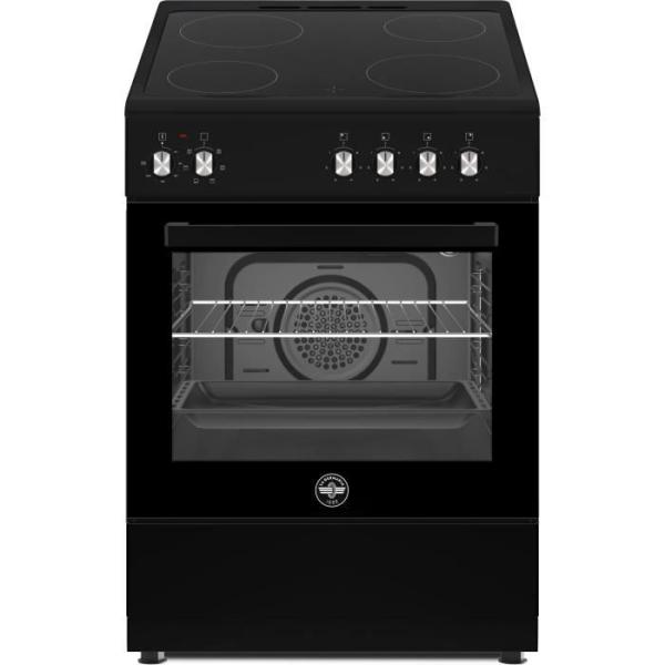 Cuisiniere vitrocéramique BERTAZZONI LA GERMANIA CD2VN - 4 foyers - 3315 W - 60 cm - Noir