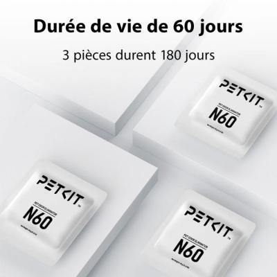Lot de 3 désodorisants - PETKIT - N60 - Pour litiere automatique