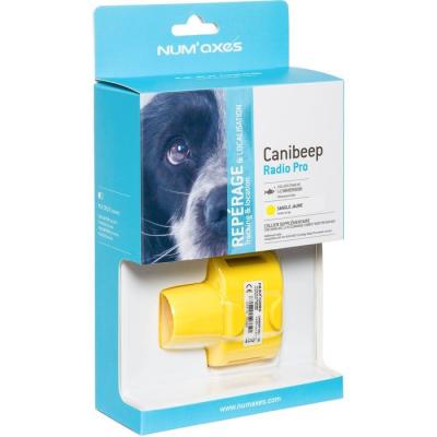 Collier de repérage - NUM'AXES - CANIBEEP RADIO PRO - Jaune Collier de repérage - NUM'AXES - CANIBEEP RADIO PRO - Jaune