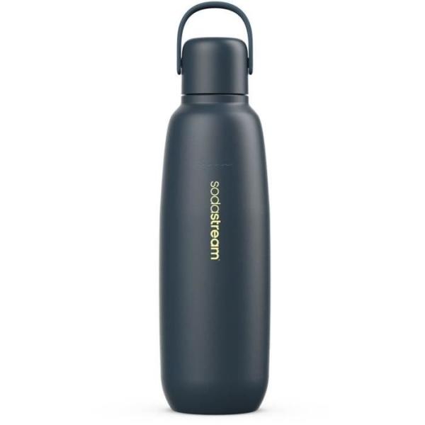 Bouteille isotherme SODASTREAM - Fizz&Go Cool - Capacité 0,9L - Acier Inoxydable - Bleu