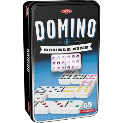 DOMINO Double 9 - Jeux de société - TACTIC - Des 7 ans