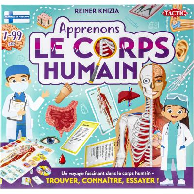 Apprenons le corps humain - Jeu éducatif - TACTIC - 2 joueurs et plus - Des 7 ans