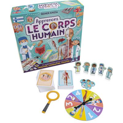 Apprenons le corps humain - Jeu éducatif - TACTIC - 2 joueurs et plus - Des 7 ans